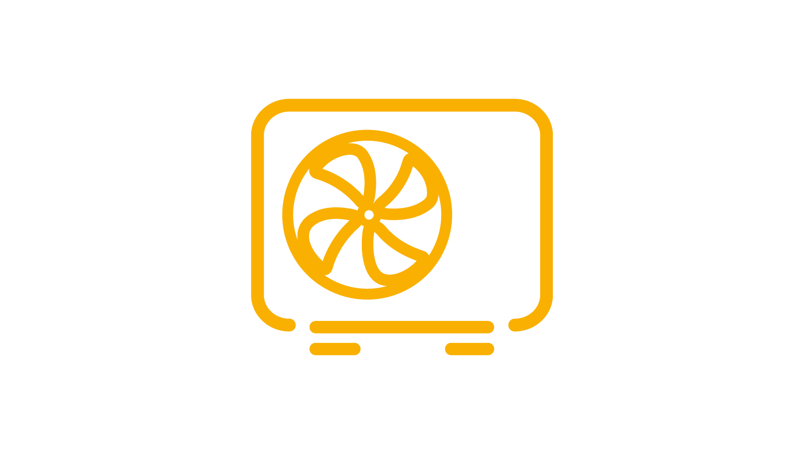 Icon einer Wärmepumpe