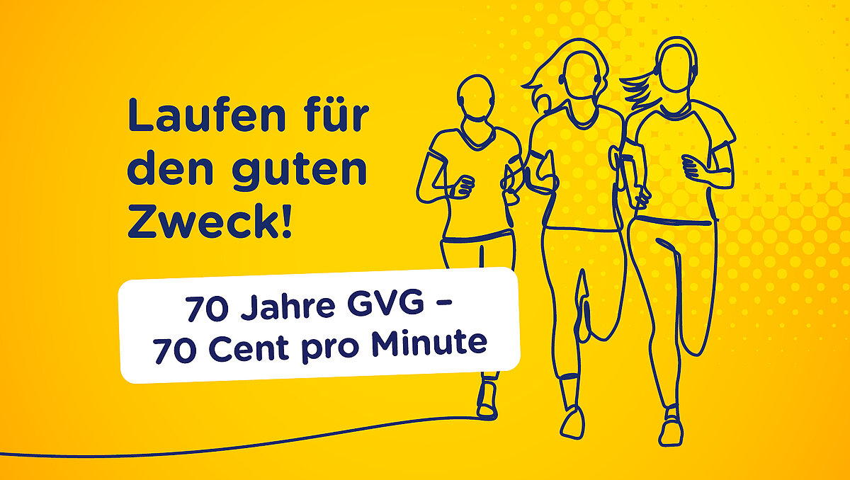 Bildmotiv mit drei gezeichneten Läufern