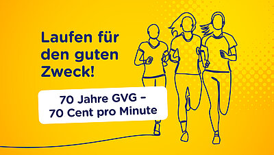 Bildmotiv mit drei gezeichneten Läufern